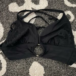 black bikini top